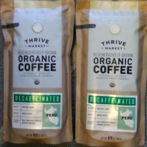 NIB 2 12oz bags of Thrive market regeneratively grown organic coffee